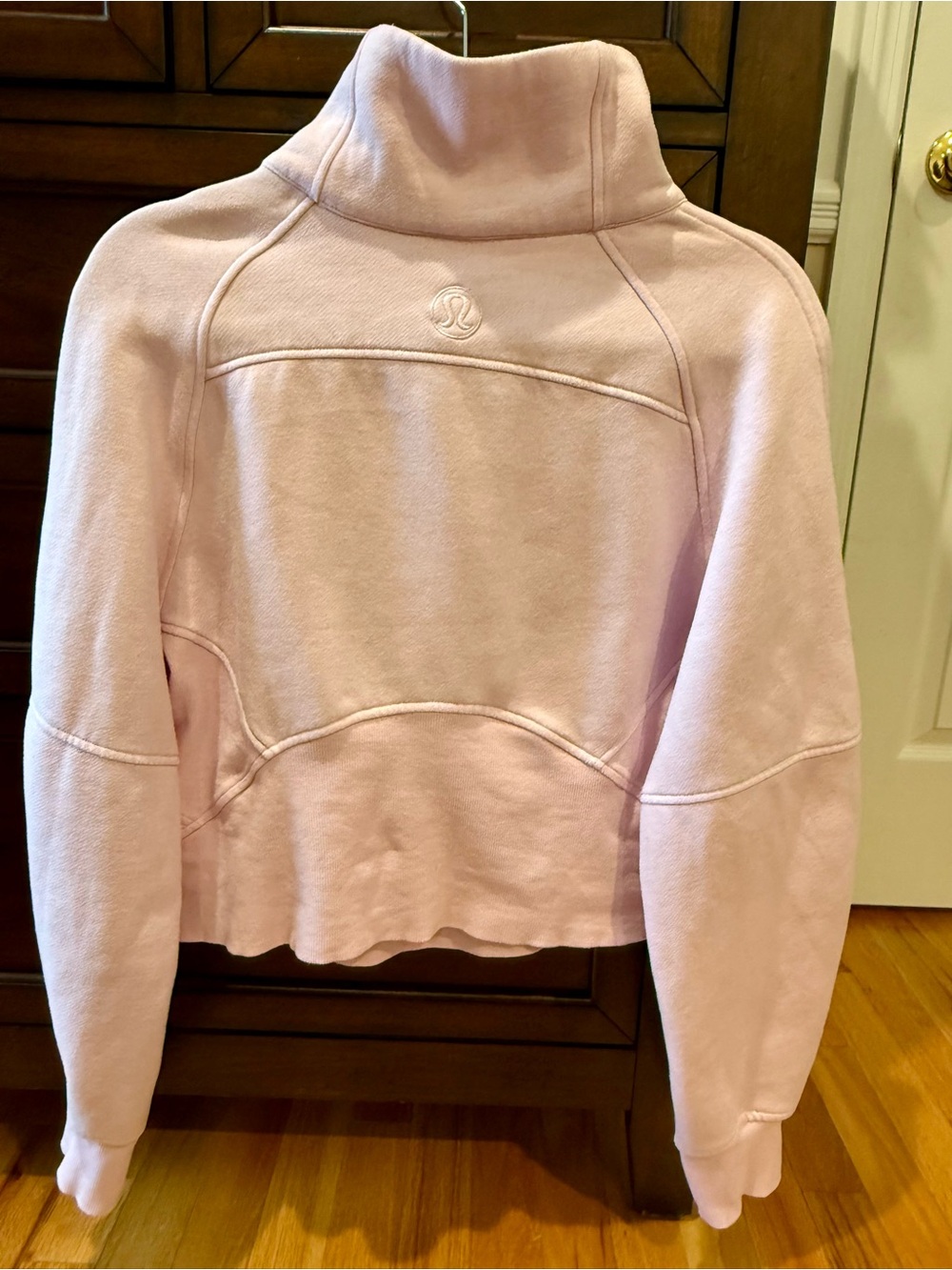lululemon athletica Light Pink Half-Zip Funnel Neck Pullover - Picture 3 of 6